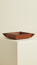 Walnut Leather Valet Tray
